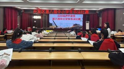 汉川经济开发区第八届中小学生书法比赛活动成功举行