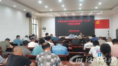 中洲农场贯彻落实孝感市委专题会议精神