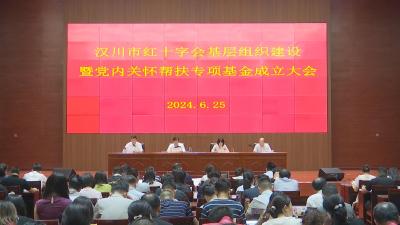 【视频】全市红十字会基层组织建设暨党内关怀帮扶专项基金成立大会召开
