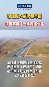 视频 | 加速融入武汉都市圈 汉川将再添一条高速公路