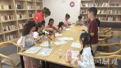 汉江书房田家分馆开展中秋主题活动