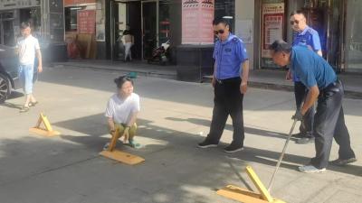 汉川市城管综合执法大队开展集中清理整治地锁专项整治行动