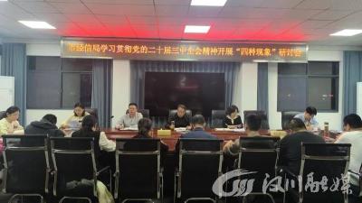 市经信局组织开展学习贯彻党的二十届三中全会精神破除“四种现象”专题研讨  