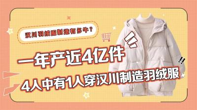 视频 | 【咱们企业有力量 汉川大型企业风采展】⑥一年产近4亿件 4人中有1人穿汉川制造羽绒服