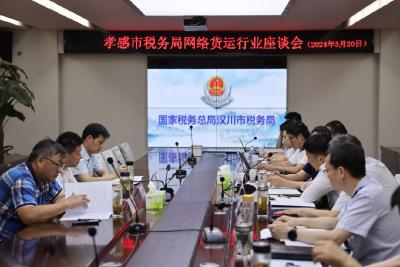 孝感市税务局网络货运行业座谈会在汉川召开