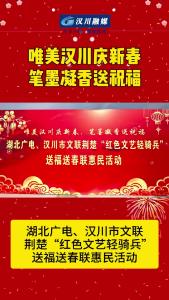 视频 | 唯美汉川庆新春，笔墨凝香送祝福