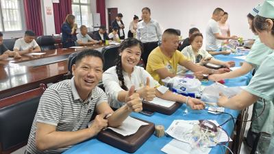 汈东街道开展无偿献血活动