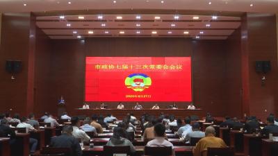 【视频】市政协七届十三次常委会会议召开