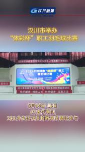 视频 | 汉川市举办“体彩杯”职工羽毛球比赛
