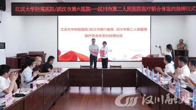 武汉市第六医院与汉川市第二人民医院成立医疗联合体