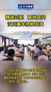 视频 | 精准匹配  高效成交 汉川童车扬帆出海