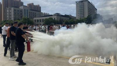 消防培训演练齐发力，汉川市卫健系统织牢安全生产网
