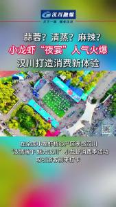 视频 | 蒜蓉？清蒸？麻辣？ 小龙虾“夜宴”人气火爆 汉川打造消费新体验