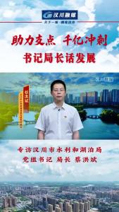 视频 | 《助力支点 千亿冲刺--书记局长话发展》专访汉川市水利和湖泊局党组书记、局长 蔡洪斌