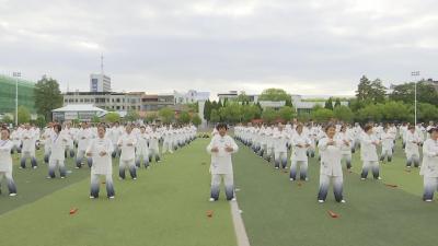【视频】8月8日全民健身日 300多人方阵引爆汉川活力