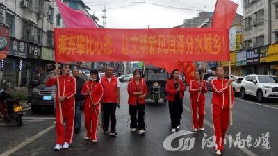 分水镇：开展“移风易俗我带头”宣传活动 共倡文明新风