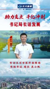 视频 | 《助力支点 千亿冲刺--书记局长话发展》专访汉川市医疗保障局党组书记、局长 吴小帆