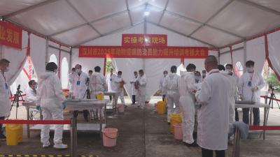 【视频】以赛促训筑防线 孝感市动物疫病防治员技能竞赛在汉川举行