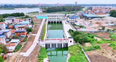 【视频】庆双节 焕新貌 | 区域防洪屏障升级 洪南泵站投入使用