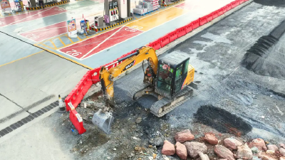 【视频】庆双节 焕新貌 | G348汉川段国庆施工忙