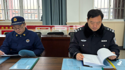 胜一中心小学迎接市级校园安全专项督查