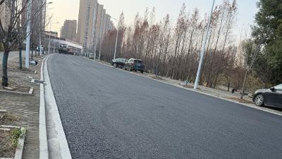 西湖路社区联动企业，三天高效改造千米主干道