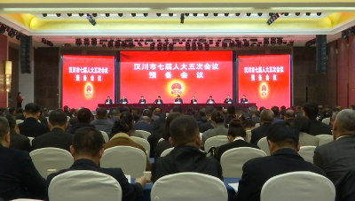 【视频】汉川市第七届人民代表大会第五次会议预备会议召开