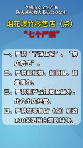 视频 | 烟花爆竹零售店（点）“七个严禁”#禁放烟花