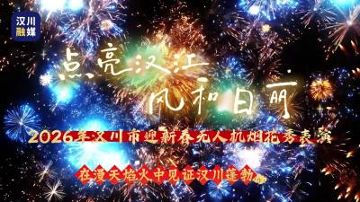 视频 | 【点亮汉江 风和日丽】漫天烟火 传递新春祝福 璀璨光影 见证汉川发展