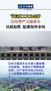 【奋进中的汉川】节后复工火力全开 汉川华严视频 | 天瑞童车 以质取胜 抢滩海外市场