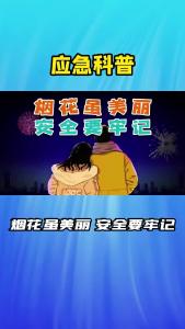 视频 | 烟花虽美丽 安全要牢记