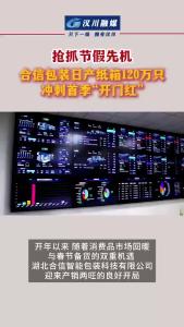 视频 | 抢抓节假先机，合信包装日产纸箱120万只冲刺首季“开门红”