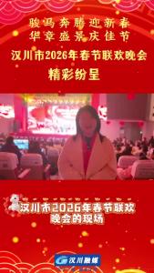 视频 | 汉川市2026年春节联欢晚会精彩纷呈