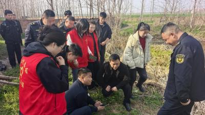 分水镇开展春季禁种铲毒联合踏查行动