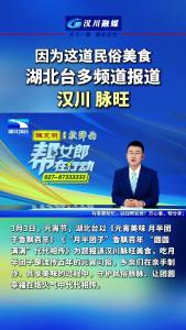 视频 | 因为这道民俗美食 湖北台多频道报道 汉川脉旺
