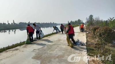 堤上垃圾清了，挡水树拔了……麻河镇府河堤岸变了样