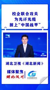 视频 | 【媒体聚焦】校企联合攻关 为光纤光缆 披上“中国战甲”