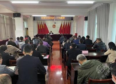 宣讲 | 市领导到中伙铺镇宣讲党的二十大精神