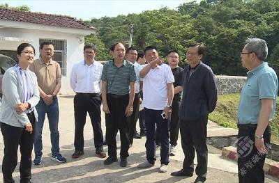 水利部减灾中心来赤壁督导病险水库安全度汛工作