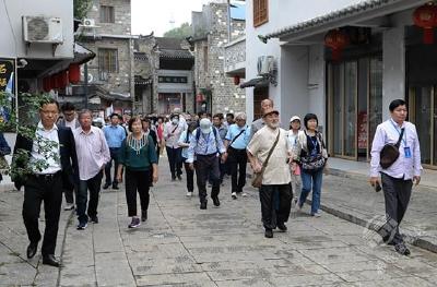 以茶为媒 香飘两岸 台湾参观团来赤壁开展茶文化交流