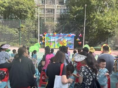 赤马港北站社区：“恐龙大作战”有趣 小区文化活动“升级”