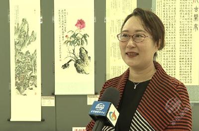 名人名家谈贺氏六代画展⑤ | 贺怡兰：家乡办展系亲情 文化传承增自信