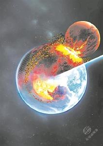 一场撞击撞出了月球，改变了地球45亿年前“天外遗迹”至今深埋地下