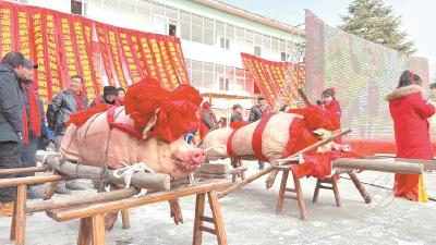 促进农旅融合 推动乡村振兴 宜昌三斗坪镇年猪文化节开场