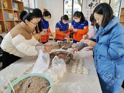 赤马港街道汪家堡社区：情暖冬至 和谐邻里情