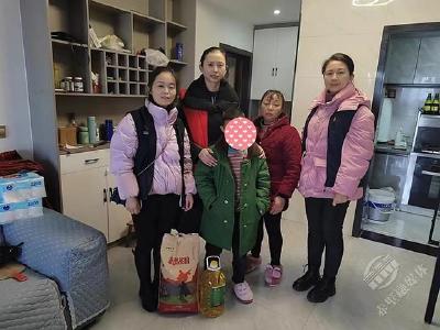 赤马港北站社区走访困境儿童 传递温暖关怀
