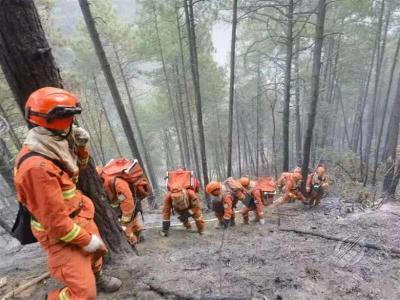 四川已投入上千人全力扑救雅江山火，750名森林消防员从云南跨省驰援