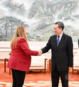 丁薛祥会见美国专利商标局局长凯蒂·维达尔