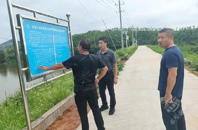 赤马港八蛇畈村：巡检水利设施 护航农业生产