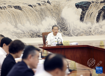 十四届全国人大常委会举行第二十七次委员长会议 听取有关草案和议案审议情况汇报 赵乐际主持